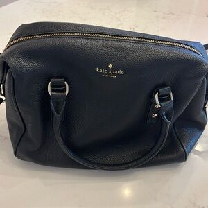 Kate Spade Black Leather Satchel/Crossbody